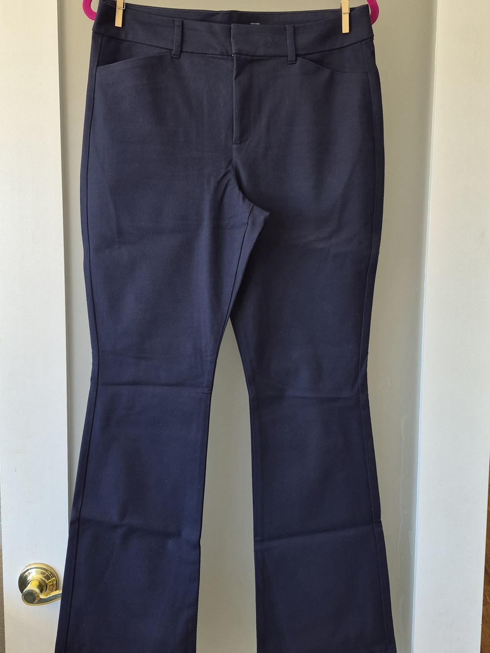 Old Navy Navy Boot-Cut Dress Pants